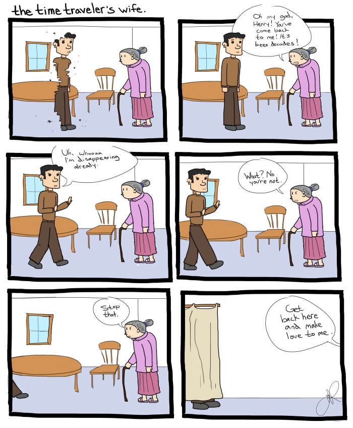 The time traveler's wife