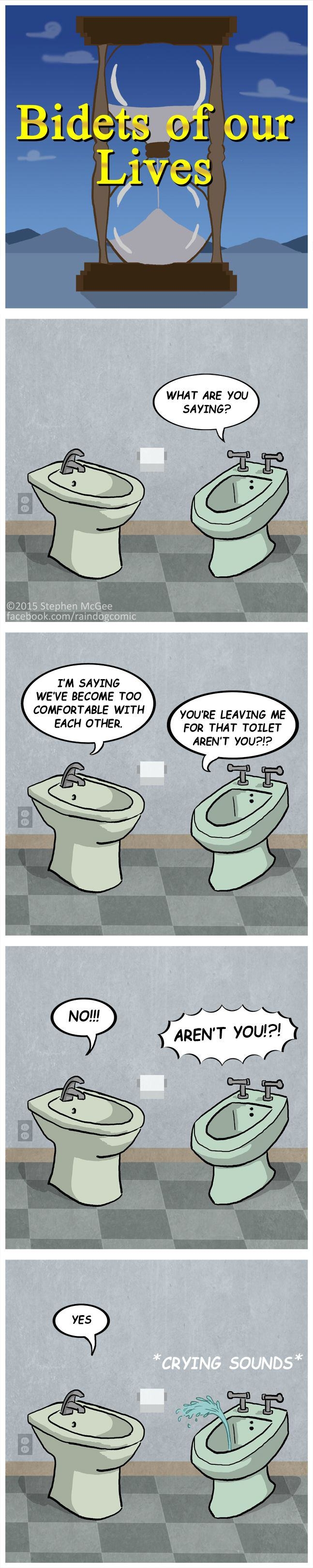 Bidet-time television