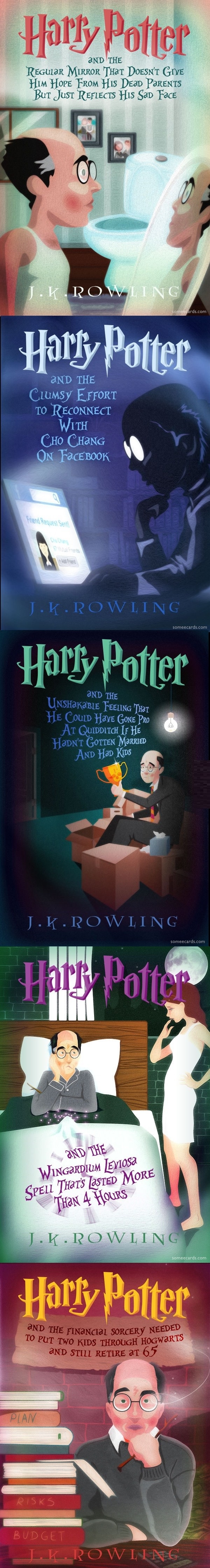 Harry Potter middle aged