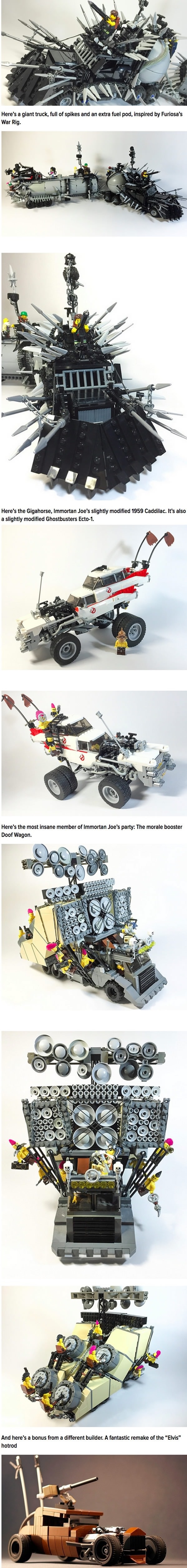 Mad Max Lego vehicles