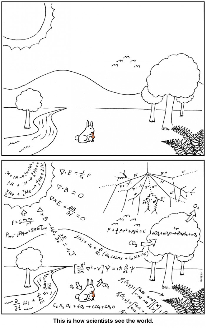 Normal people vs scientists