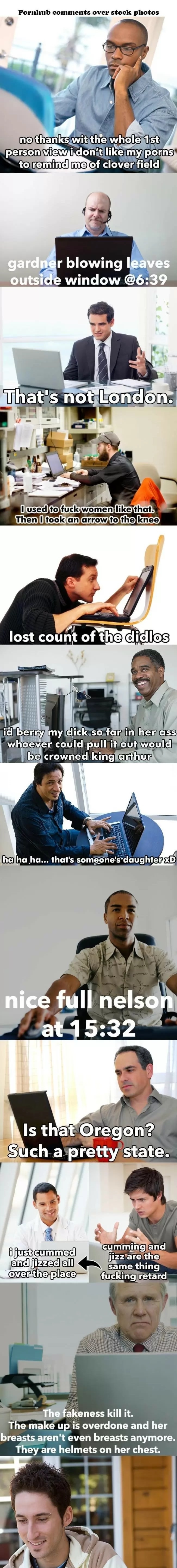 Comments on p*rn sites