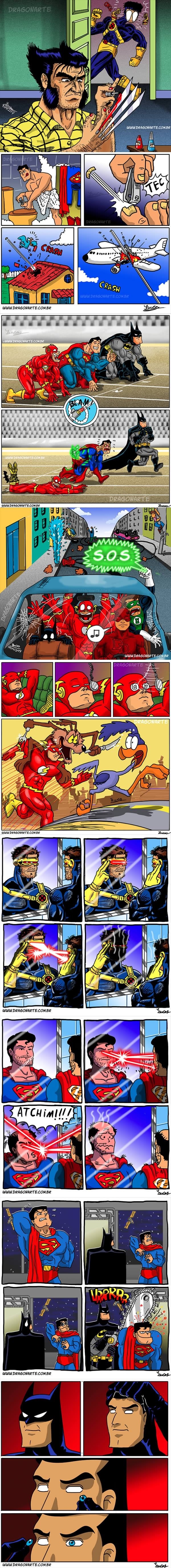 Superhero comics