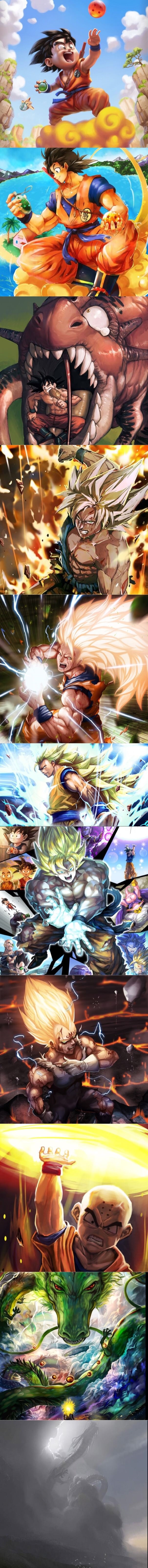 Beautiful DBZ artwork