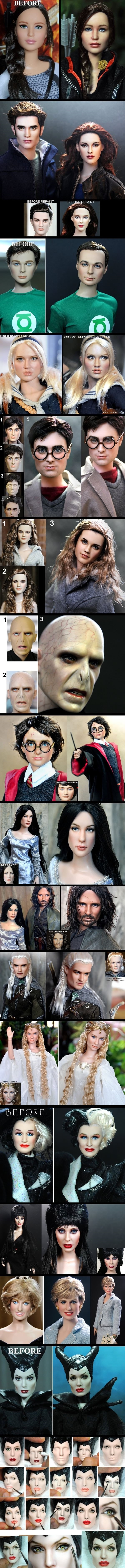 Dolls turned masterpieces