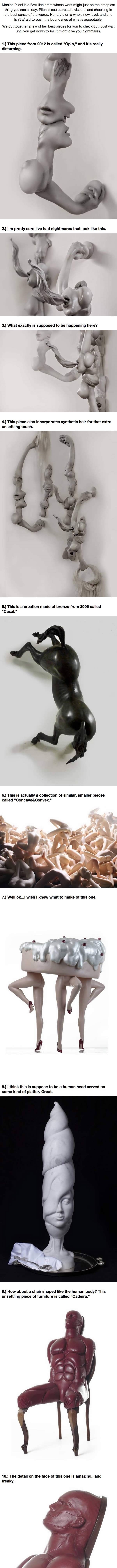 Disturbing sculptures