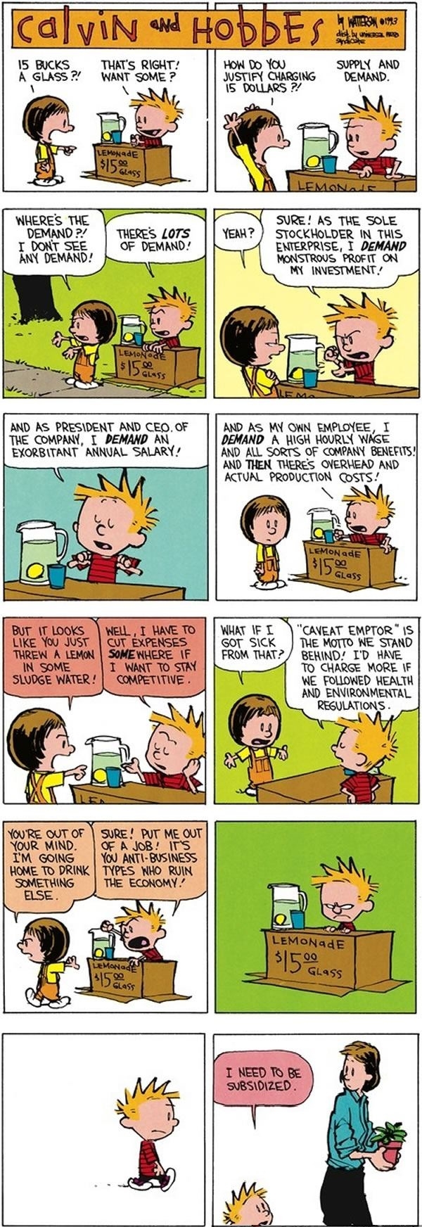 Calvin & Hobbes 1993