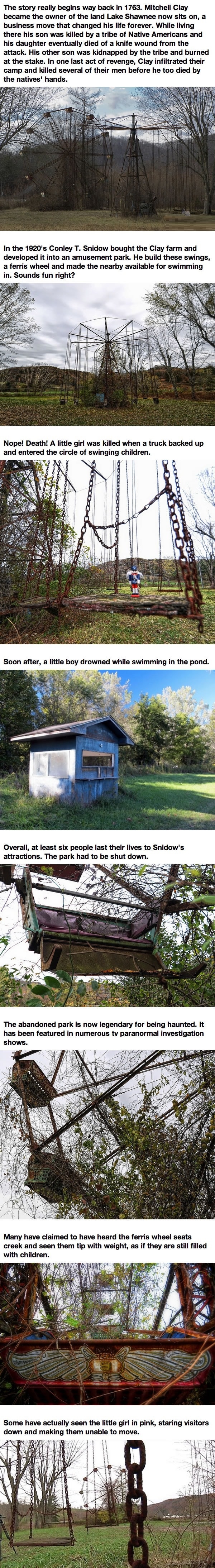 Abandoned theme park