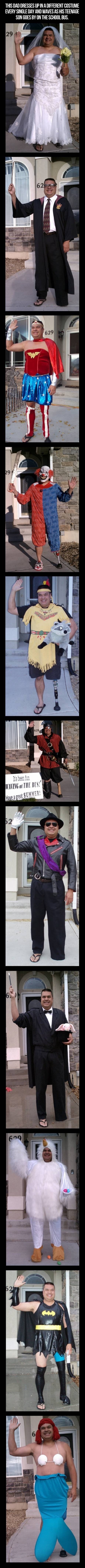 Dad is doing it right!