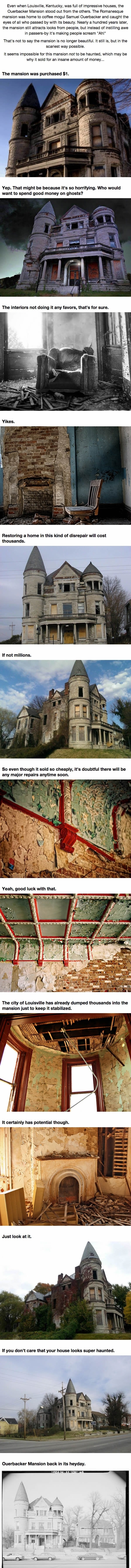 Creepy mansion sold for $1