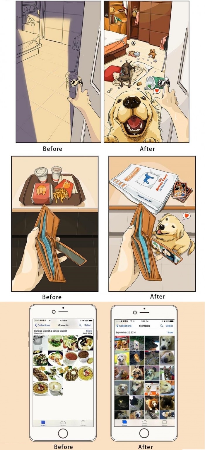 Dog is love, dog is life
