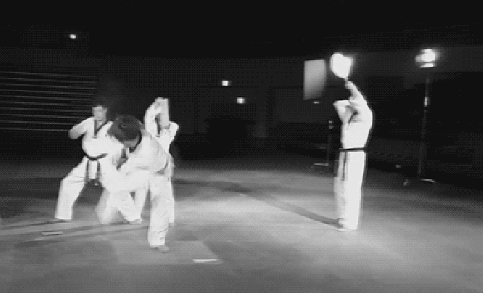 Bada** karate kick