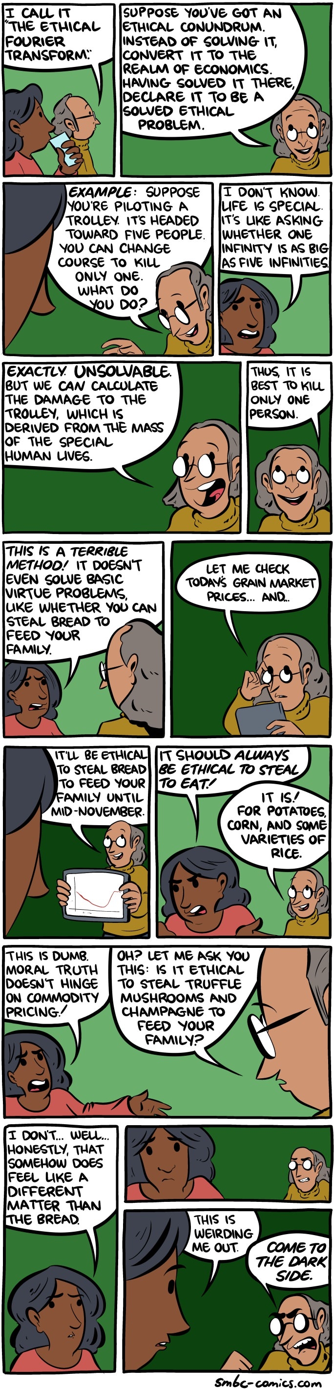Ethical Fourier transform