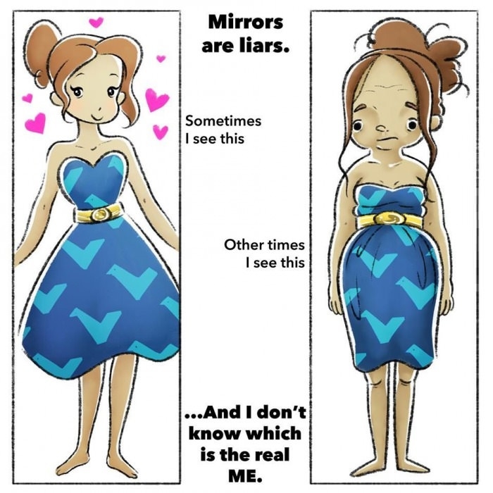 Mirrors are horrible liars