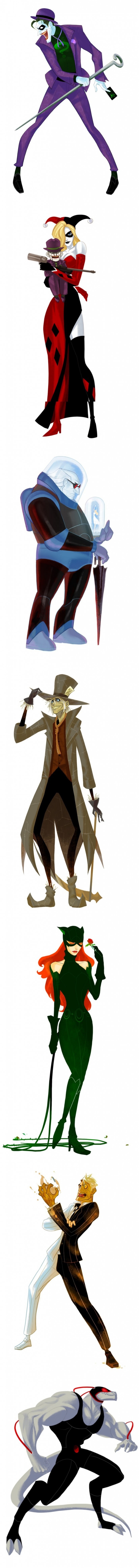 Batman villain mashups