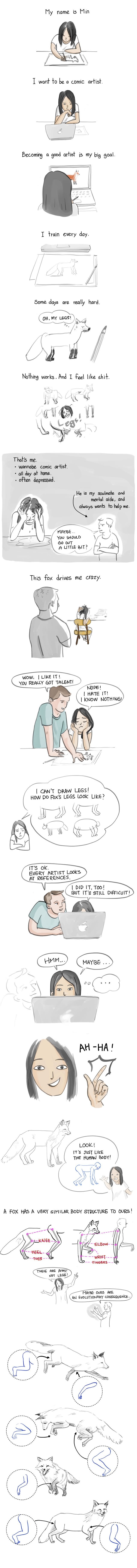 I want to be a comic artist