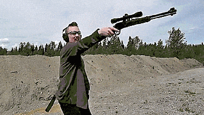 Reloading a rifle
