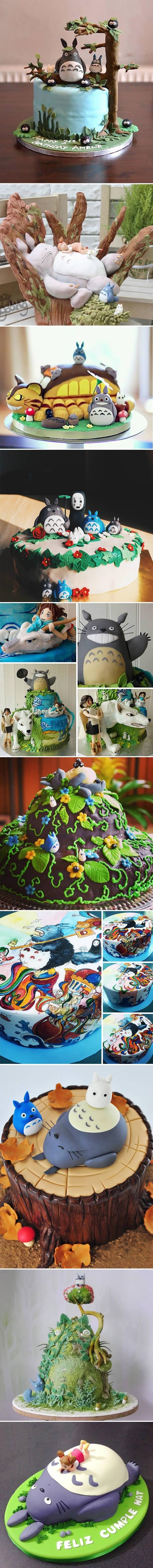 Totoro cakes