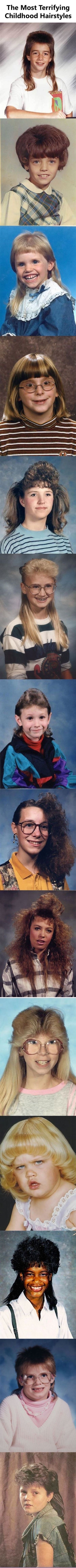 Worst childhood hairstyles