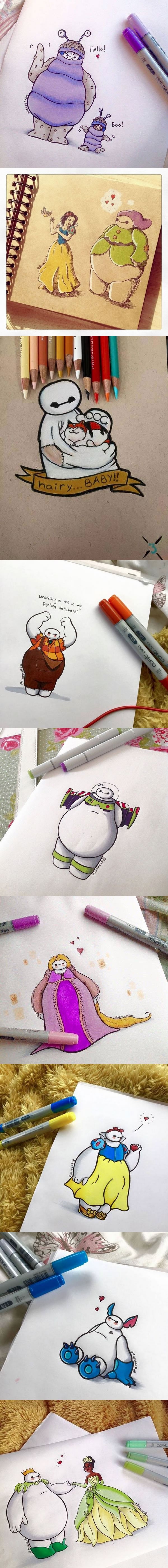 Baymax crossovers