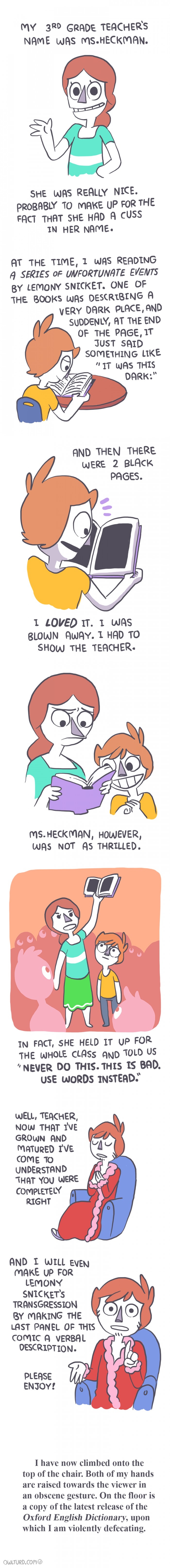 I'm mature now