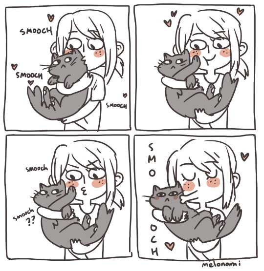 Kitty kisses