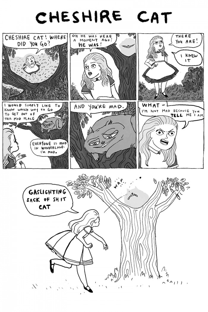 Hark, a vagrant cheshire cat