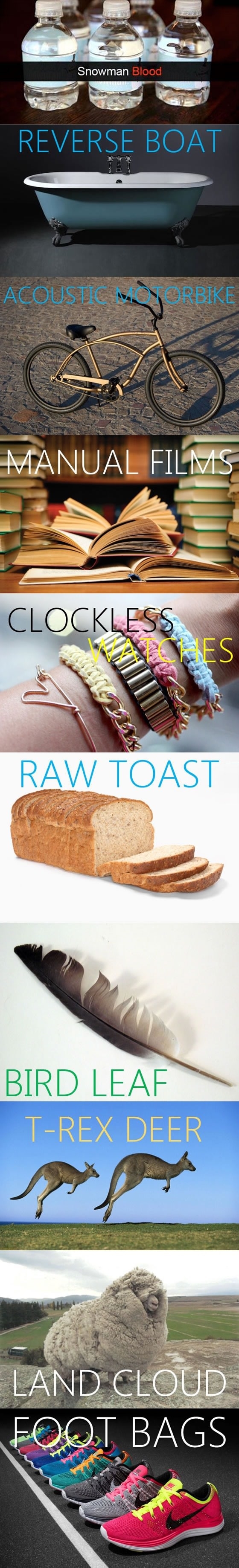 Different names for things