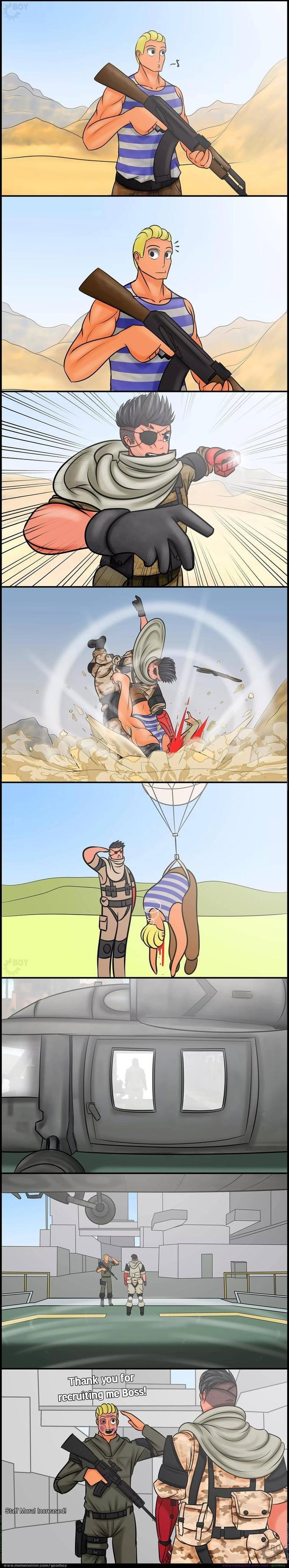 Metal Gear Solid V recruits