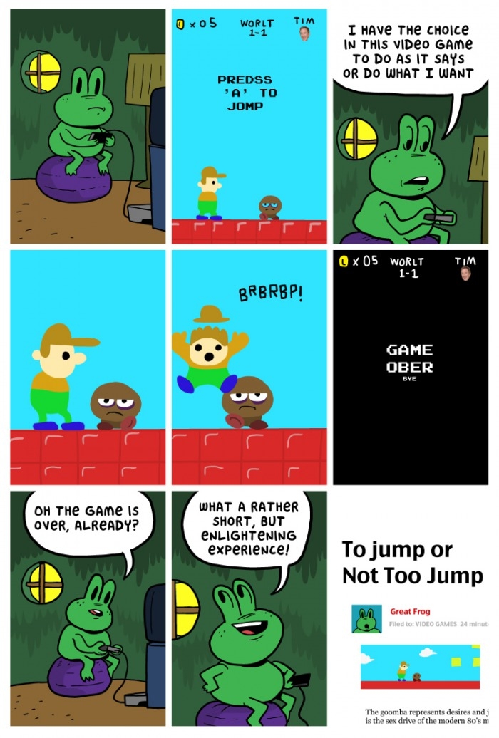 To jump or not to jump
