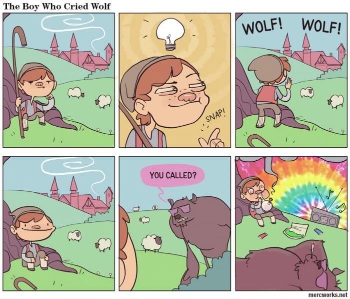 The boy who cried wolf