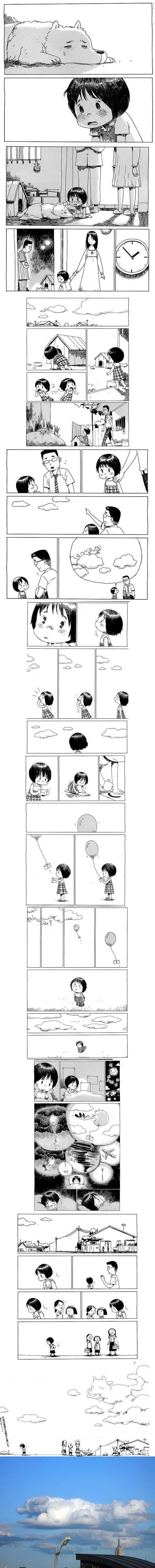 The dog-shaped cloud