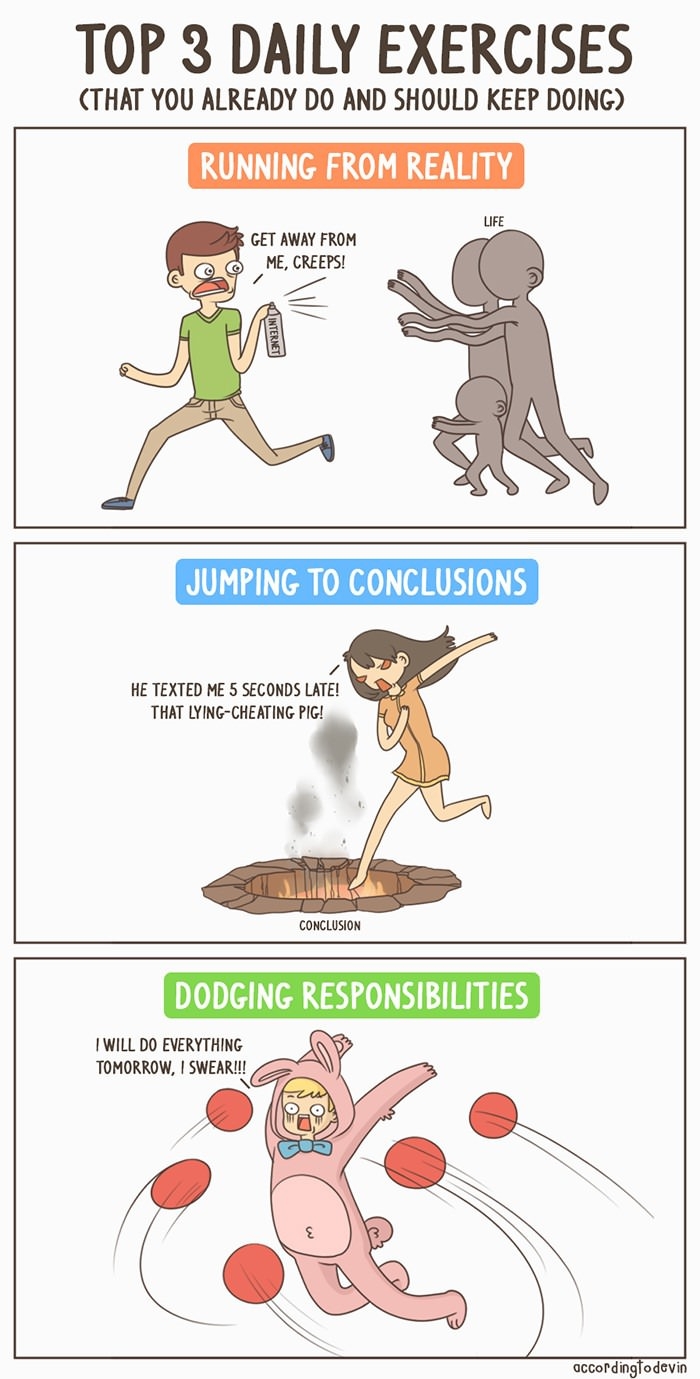 Top 3 daily exercises