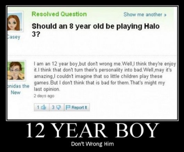 Don't wrong him