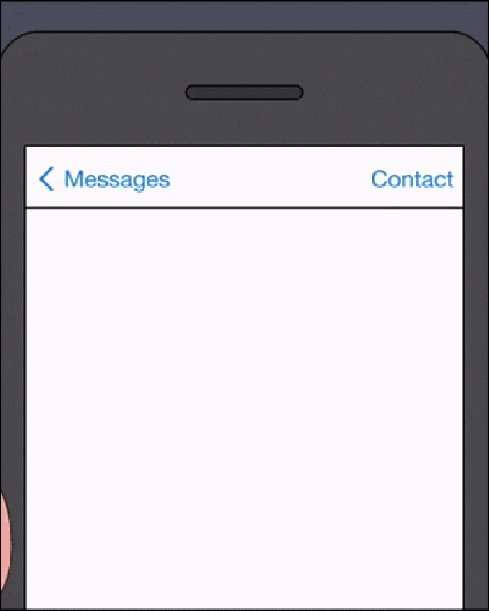 Texting too early