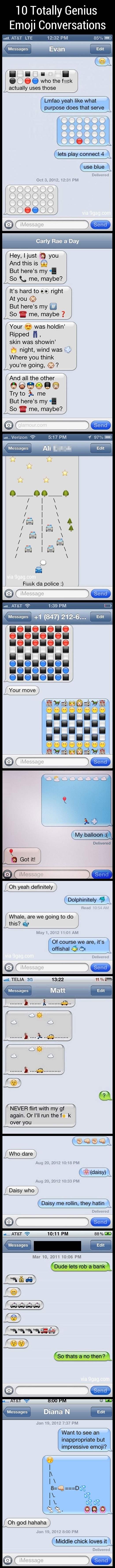 Genius emoji convos