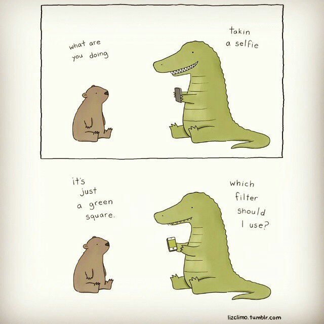 T-rex taking a selfie