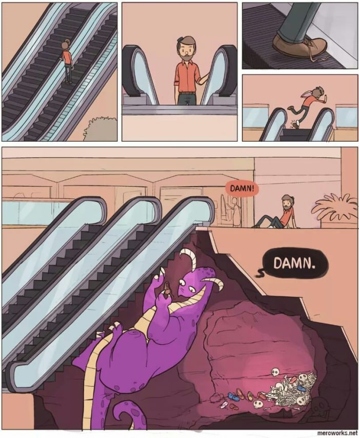 Truth about escalators