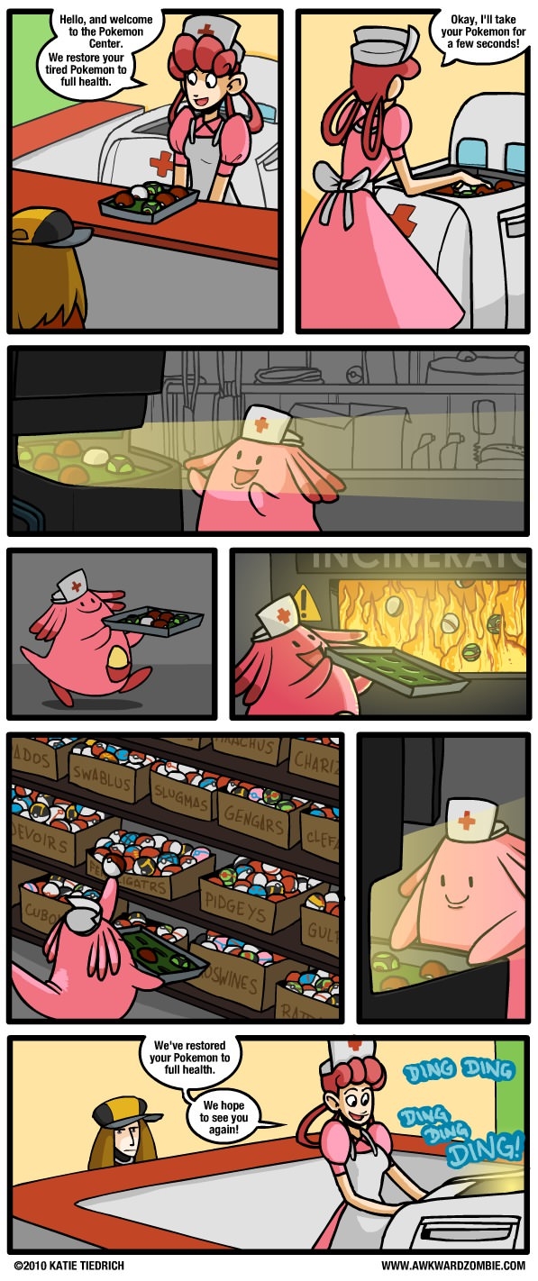 Truth about Pokemon centers