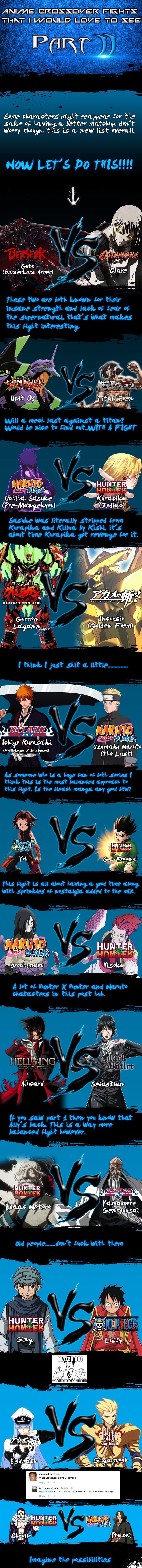 Anime crossover fights pt.2