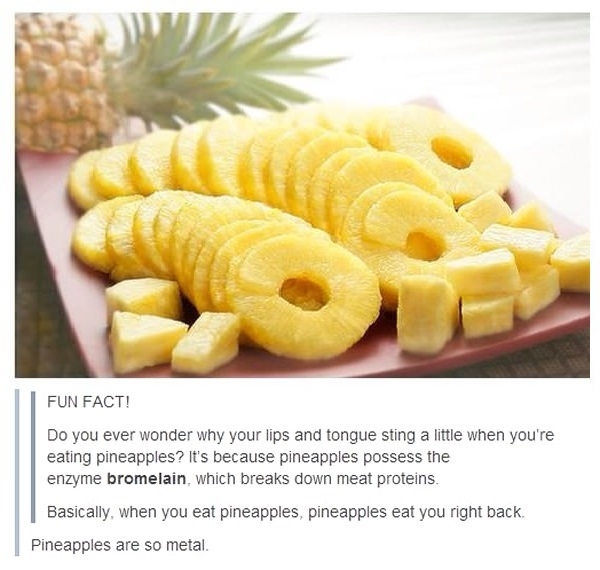 Pineapples are so metal