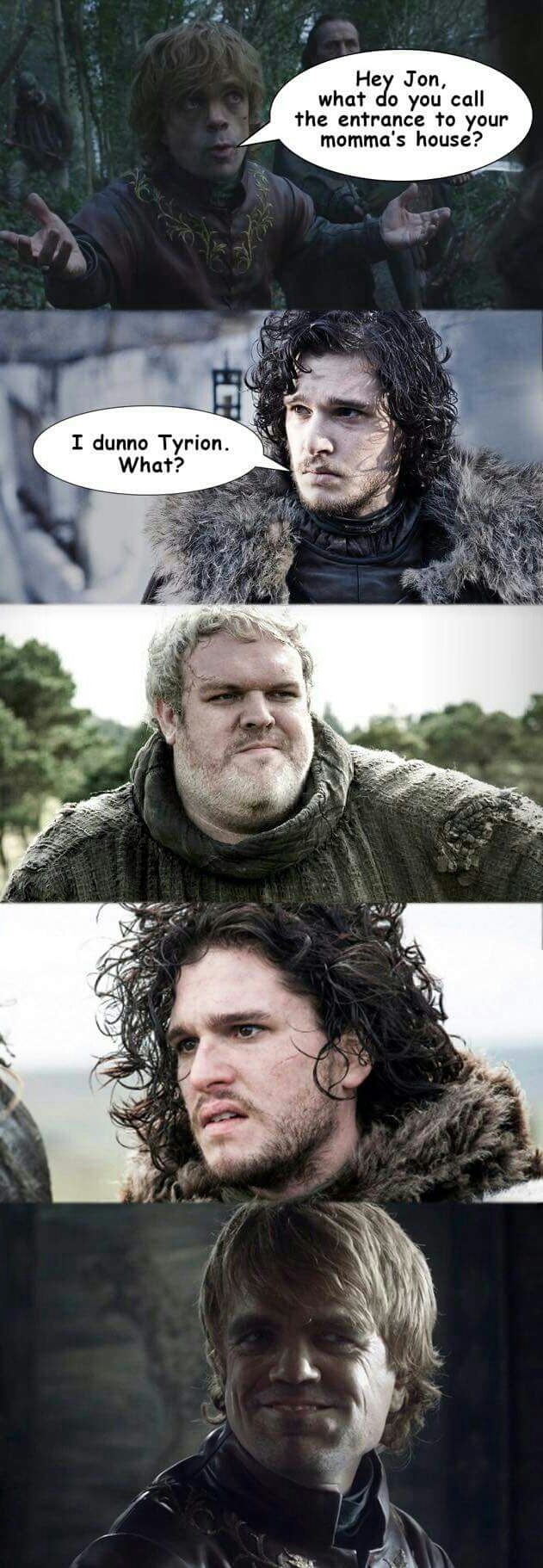 Tyrion trolling Jon
