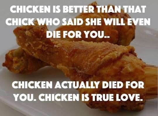 I love you chicken