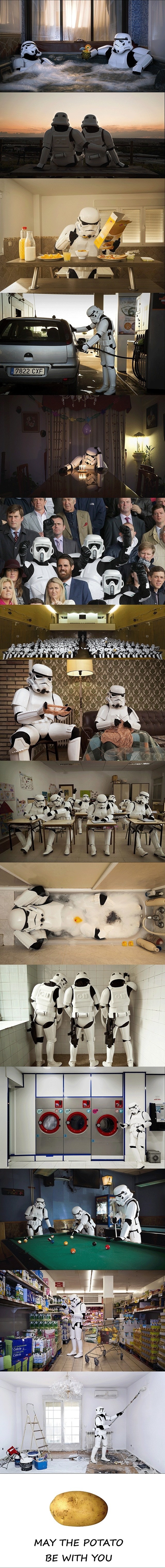 Stormtroopers' daily lives