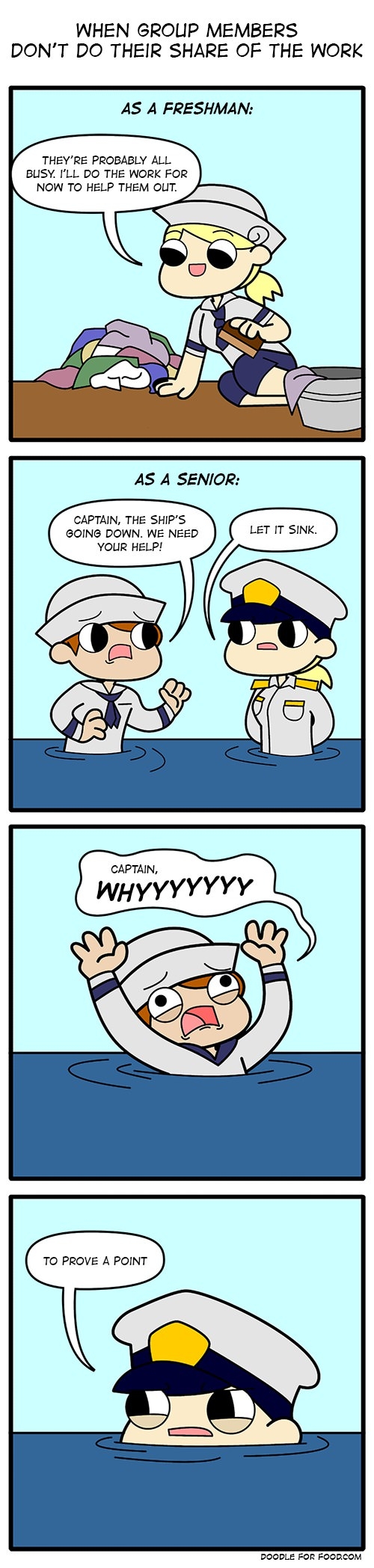 Sinking ship