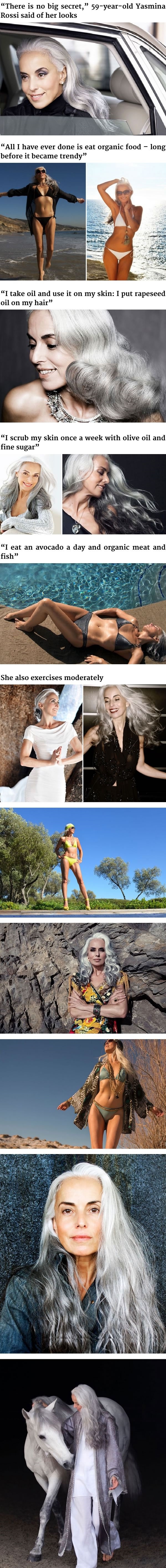 59 y/o model killing it