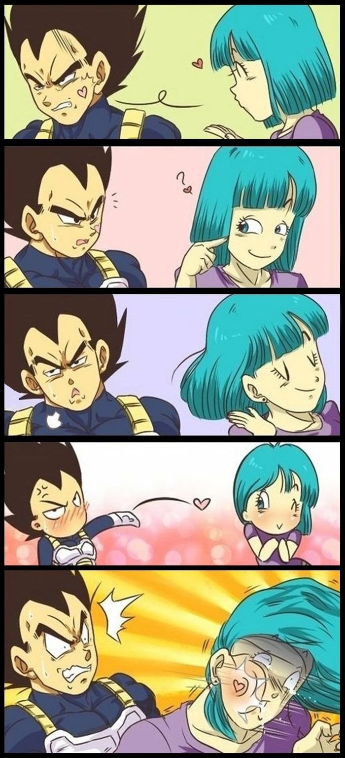 Vegeta and Bulma