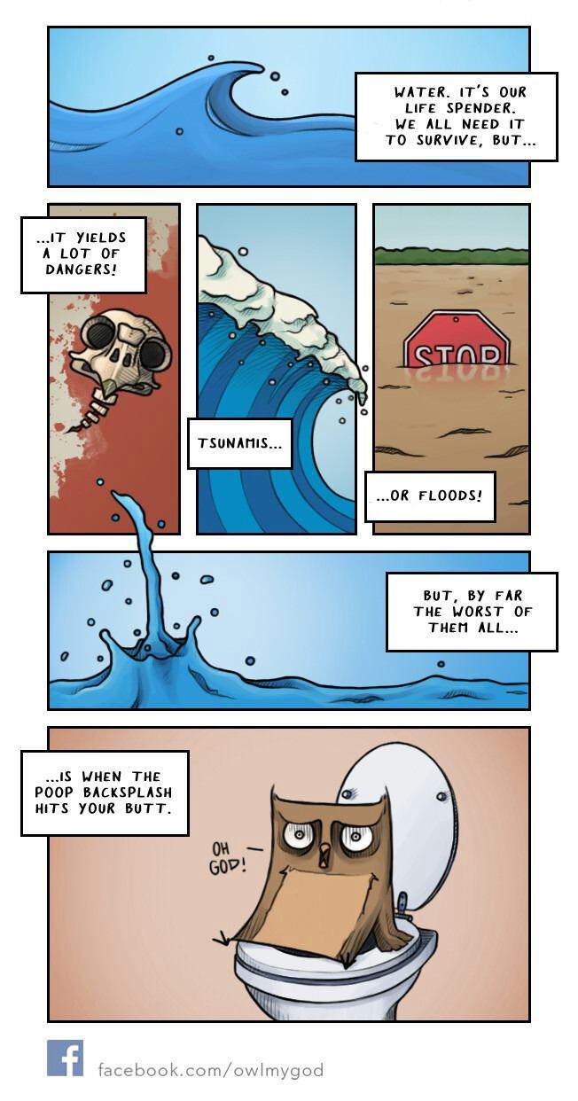 Water, a real danger!