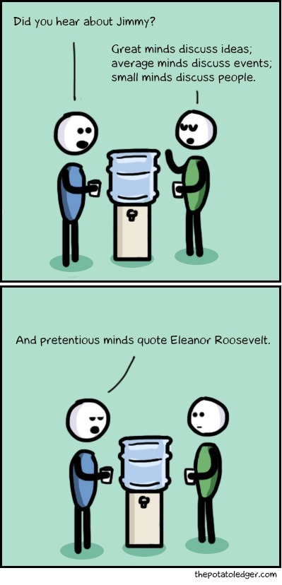 Water cooler philosophy