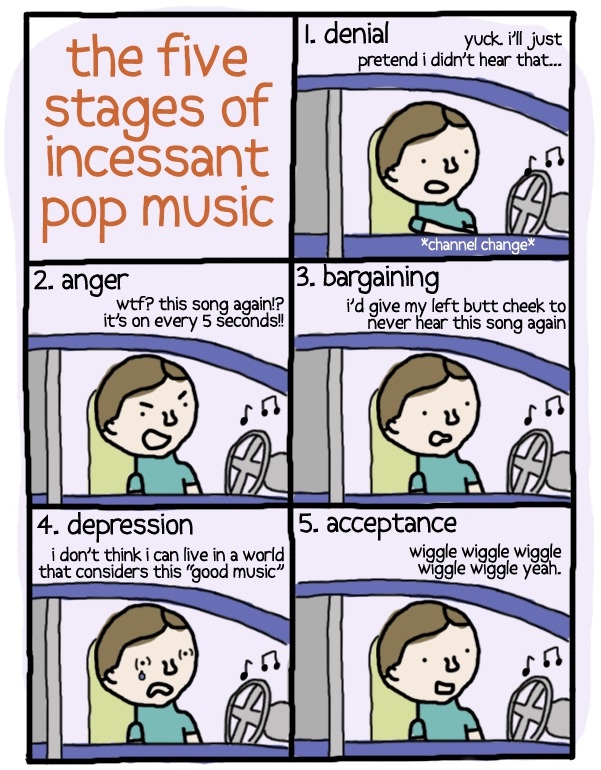 5 stages of pop music